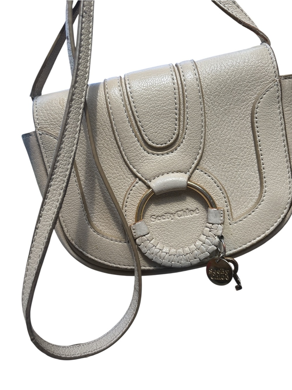 See by Chloé Hana Small Shoulder Bag Crossbody Cement Beige